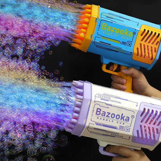 Bubble Gun Rocket 69 Holes Soap Bubbles Machine ( BEST SELLER )